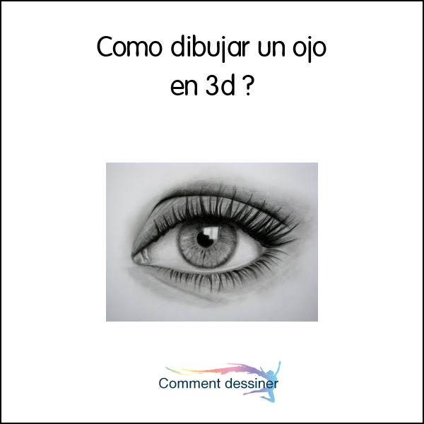 Como dibujar un ojo en 3d